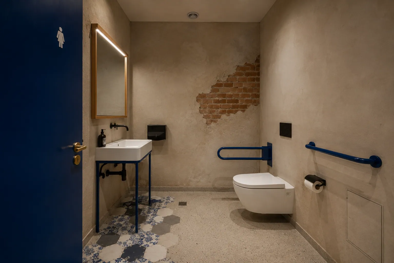 AKS konsept render — Mavinin Devam Ettiği Oda