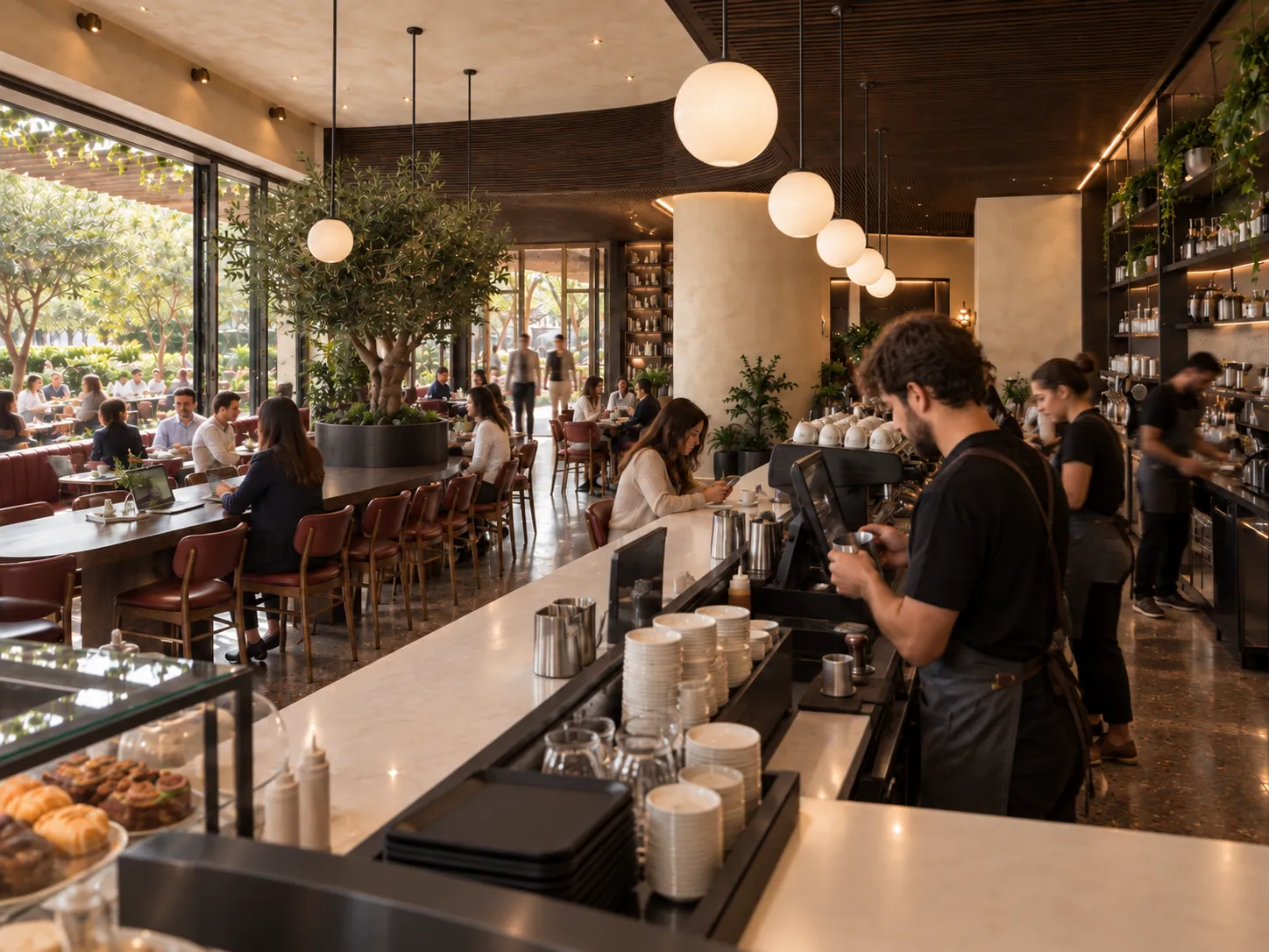 COFFEE HOUSE konsept render — Teslim Noktasından Salona