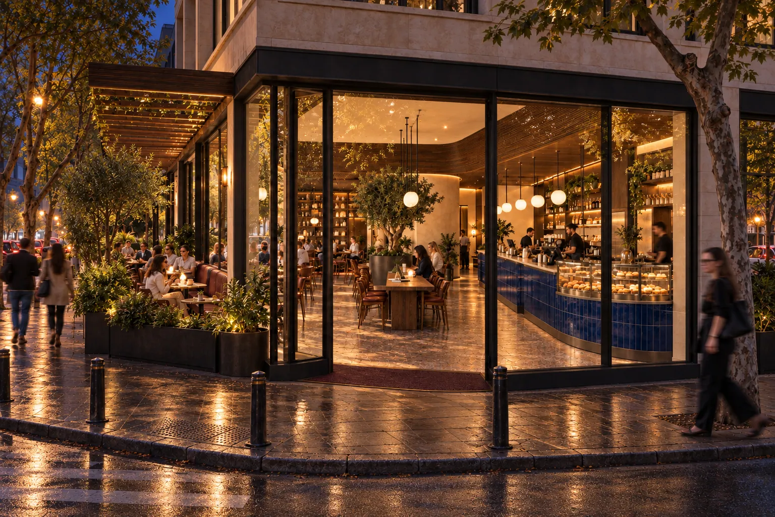 COFFEE HOUSE konsept render — Akşamın Köşe Kahvesi