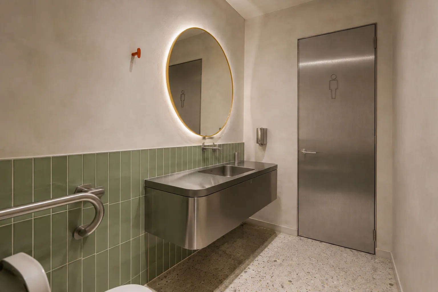 FİLİZ konsept render — Ayna ve Metal