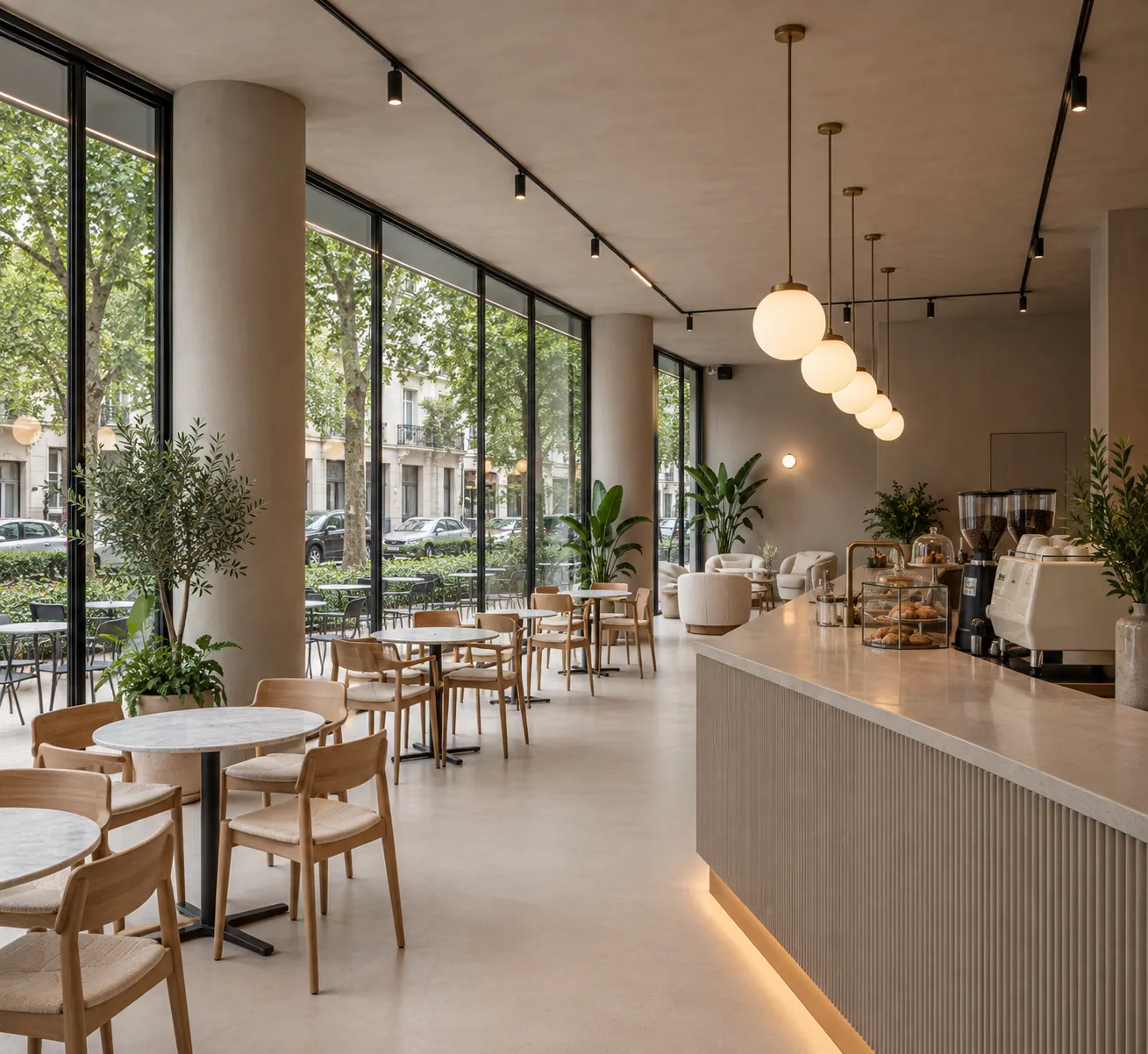 HIRVATİSTAN CAFE konsept render — Bardan Cam Hattına