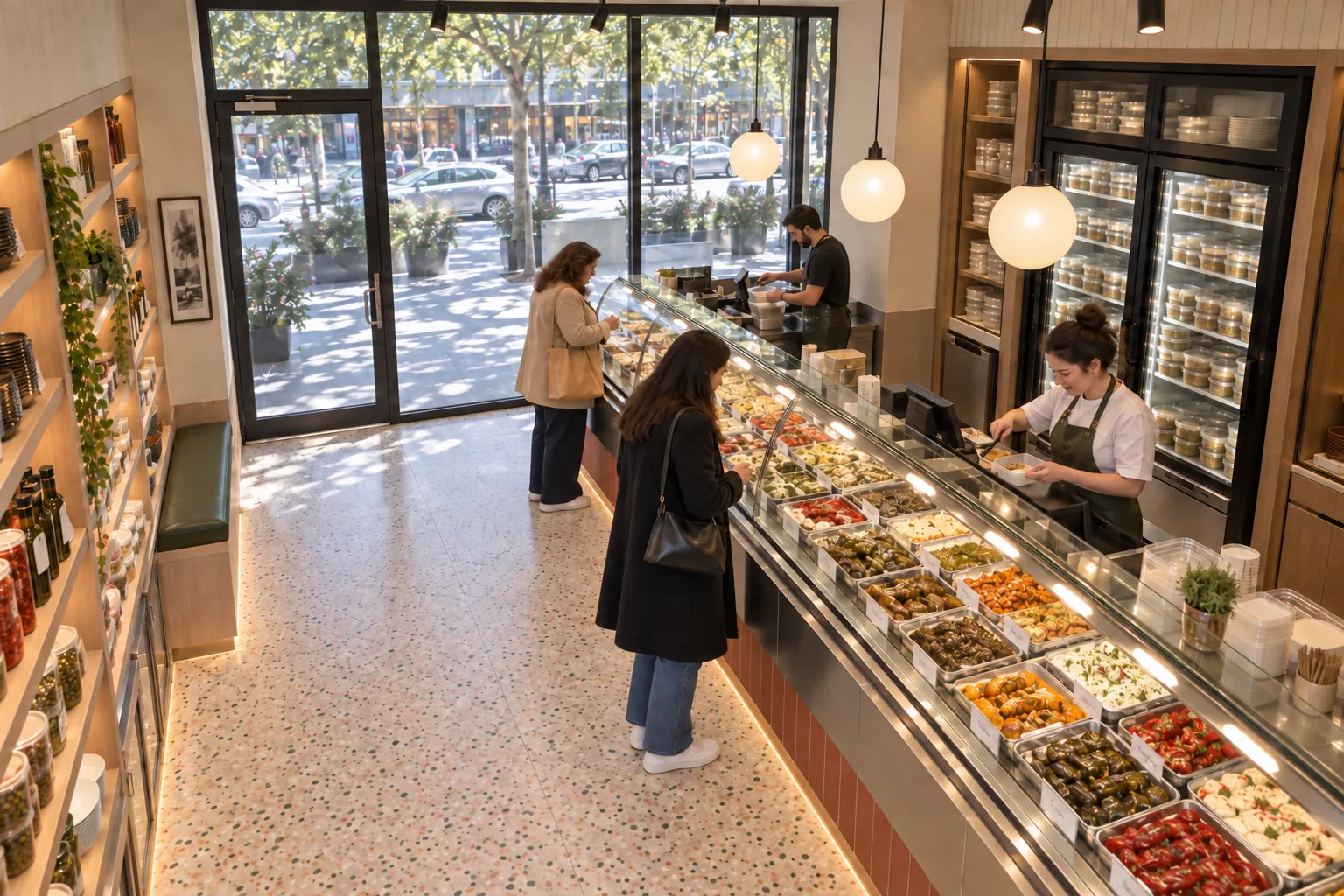 KASE MEZE konsept render — Yukarıdan Ürün Hattı