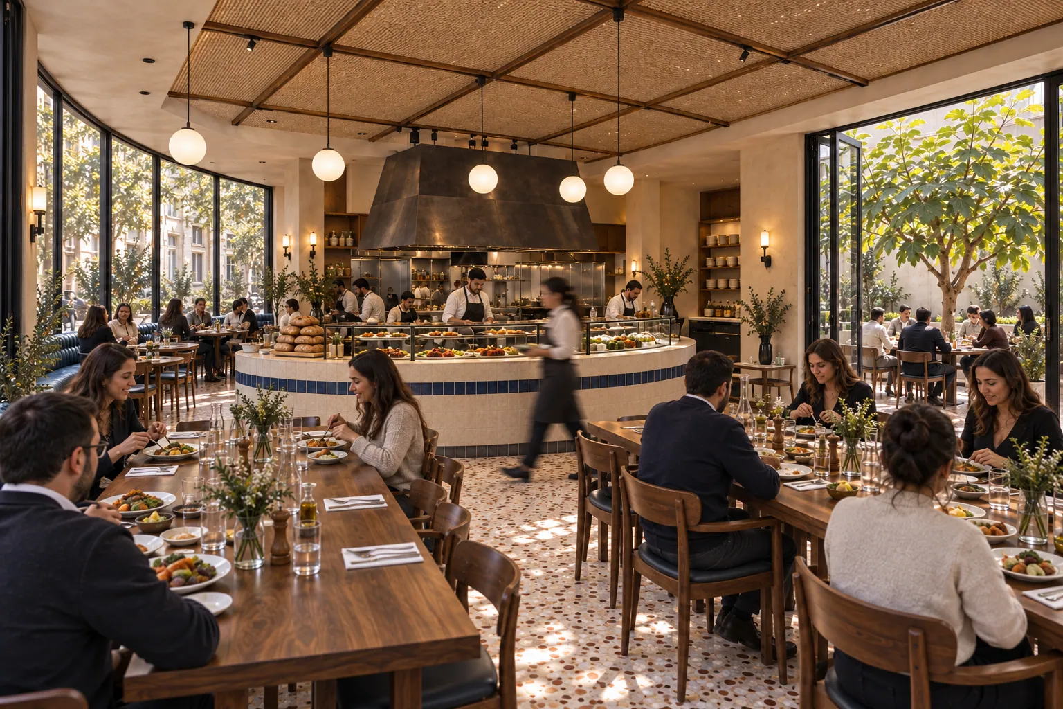 KÖK LOKANTA konsept render — Birlikte Oturmak