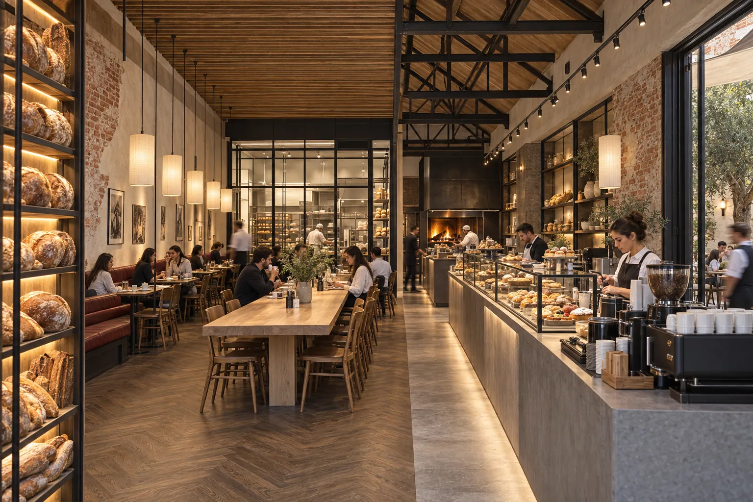 KOR & TANE — Karaköy’de Ekmekten Açık Ateşe konsept renderı