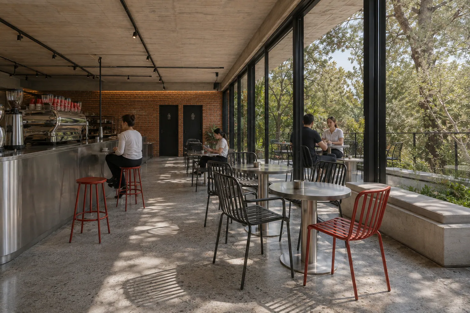 KOT konsept render — Gölgenin Oturduğu Masa