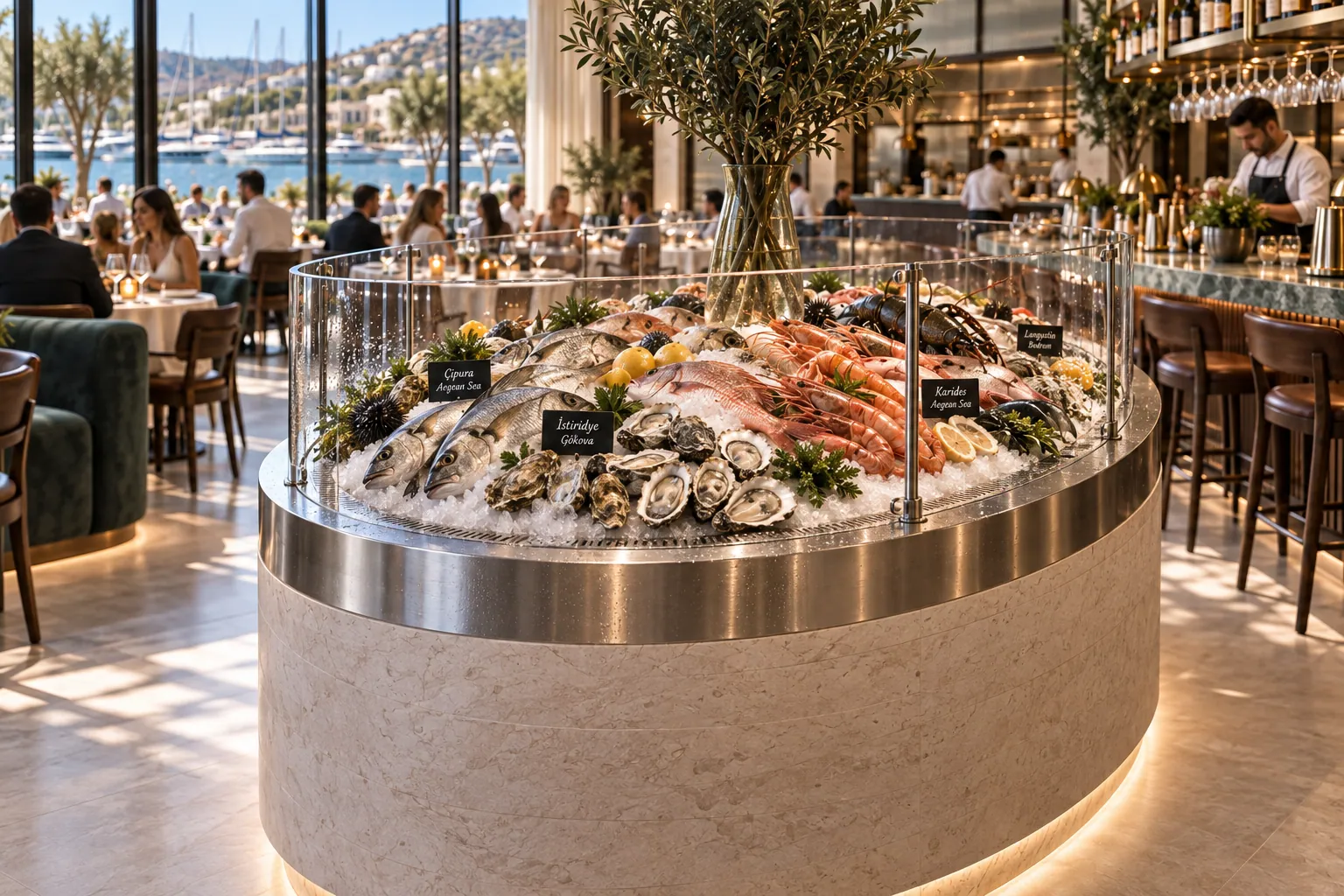 NERA konsept render — Deniz Ürünlerinin Adası
