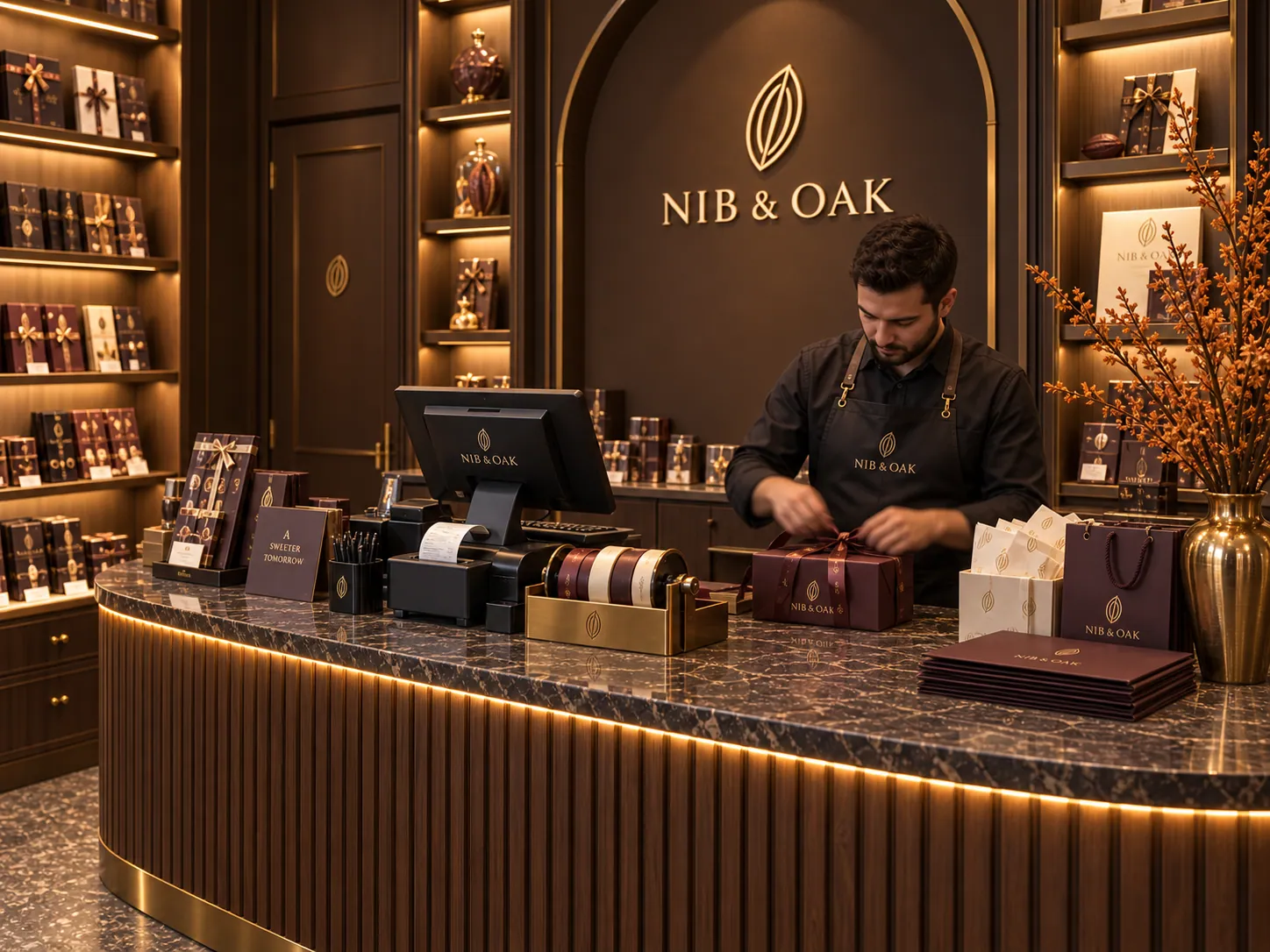 NIB & OAK konsept render — Hediyenin Son Dokunuşu