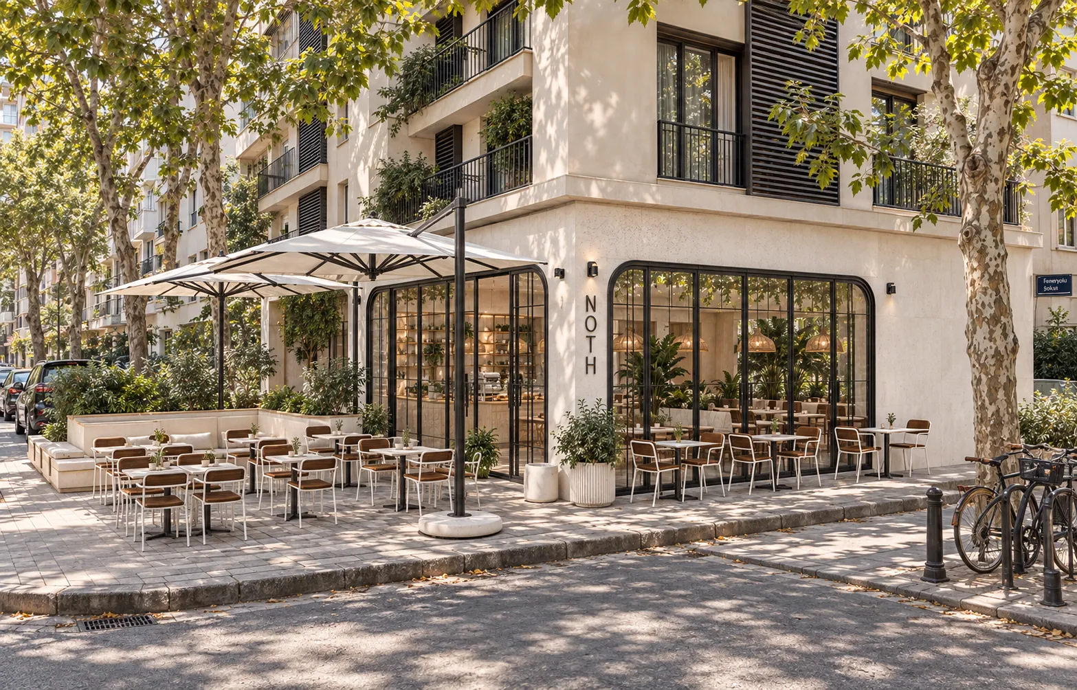 NOTH FENERYOLU konsept render — Mahallenin Köşe Kahvesi