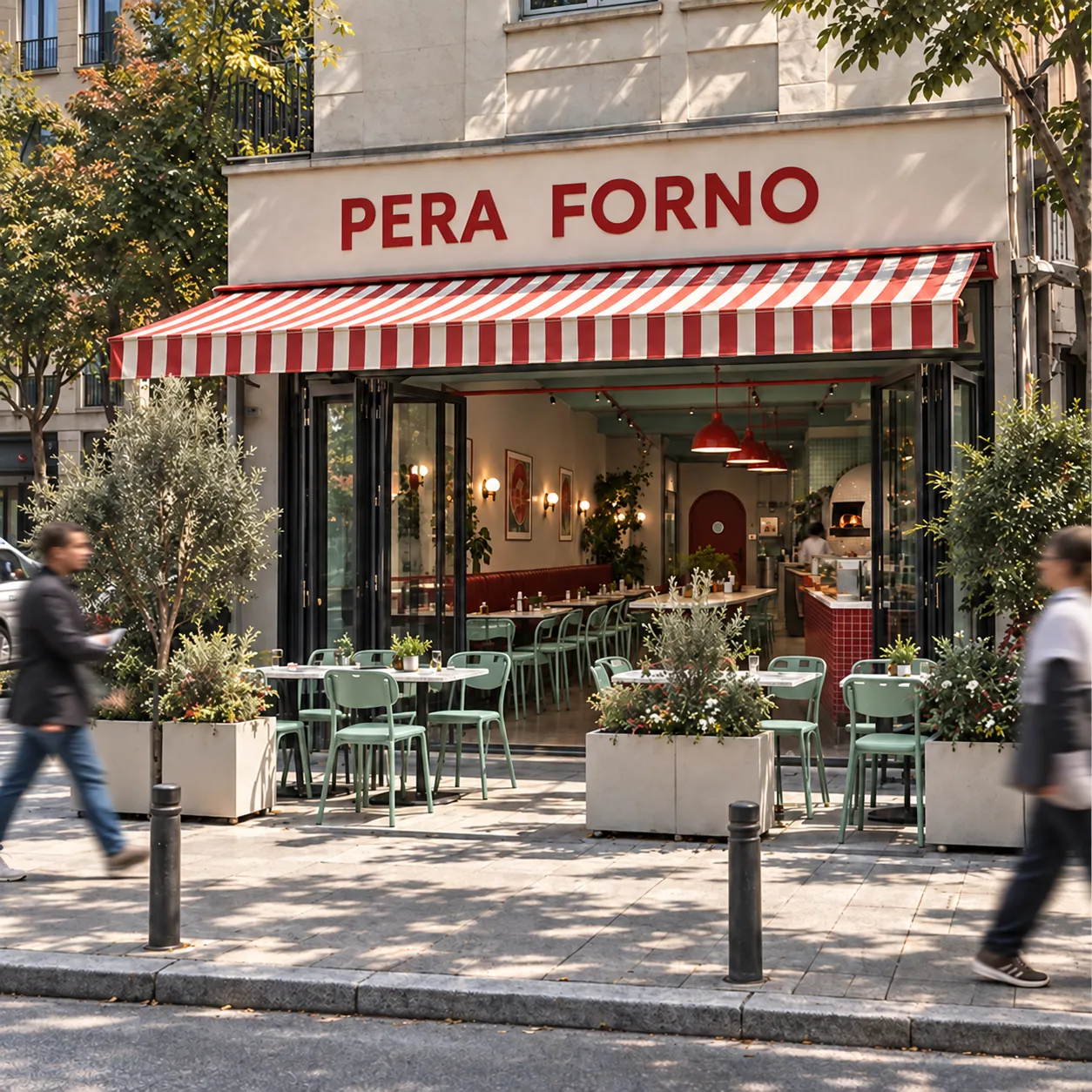 PERA FORNO konsept render — Moda’da Pizza Molası
