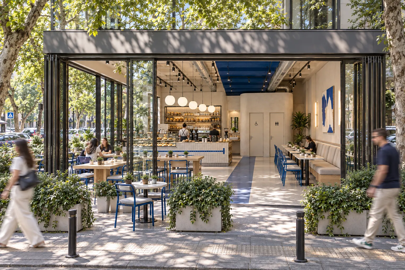 SUADİYE CAFE & BAKERY konsept render — Suadiye’ye Açık Cephe